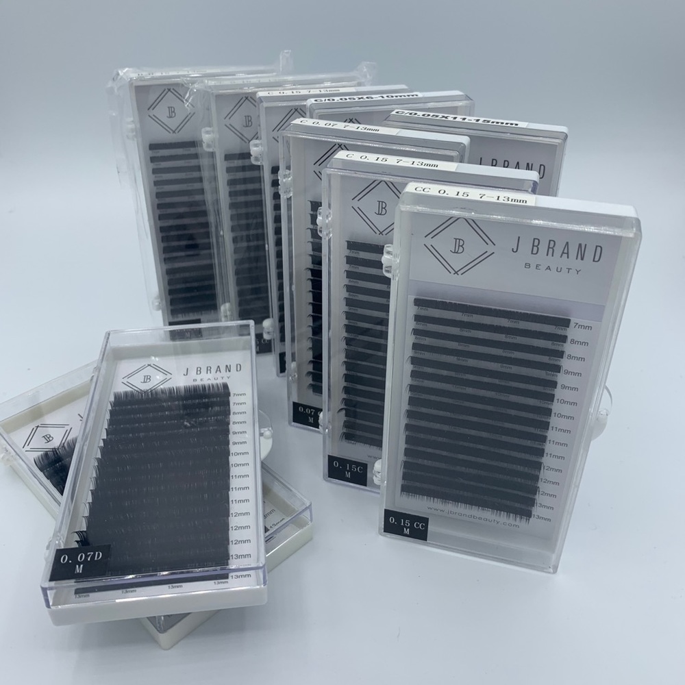 J BRAND beauty lash trays